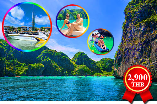 Phi Phi Island Tour from Phuket Maya Bay - Phi Phi Island + Khai Island Tour by Speed Boat - Premium Class